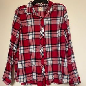Plaid button down